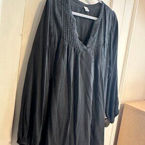 | OLD NAVY | Pintuck Gray Dress